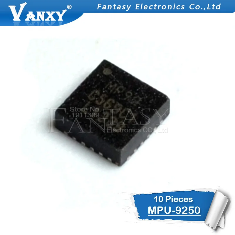 

10PCS MPU-9250 QFN-24 MPU9250 QFN MP92 QFN24 9-axis gyroscope accelerometer sensor New Original