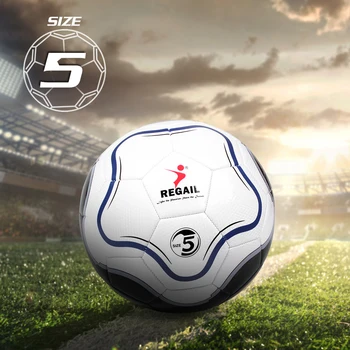

High Quality Official Size 5 Standard Soccer Ball PU Soccer Ball Training Balls Football for Beginners Students