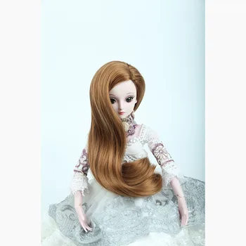 

Cateleya doll accessories BJD SD doll hair Long curly hair Girl doll long hair 1/3 1/4 Wig free shipping