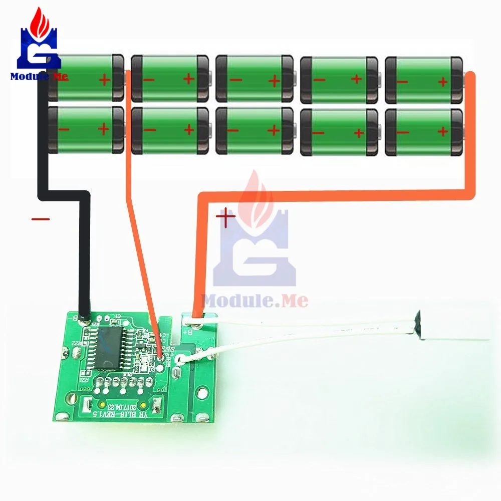 Литиевая батарея зарядное устройство защита зарядки печатная плата BL1830 BL1815 BL1845 BL1860 LXT400 18 в 3.0Ah 6A модуль
