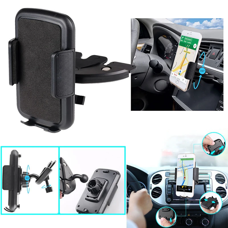 Автомобильный авто CD слот Держатель подставка для мобильного смартфона gps для Iphone для samsung Galaxy S8 gps автомобильные аксессуары