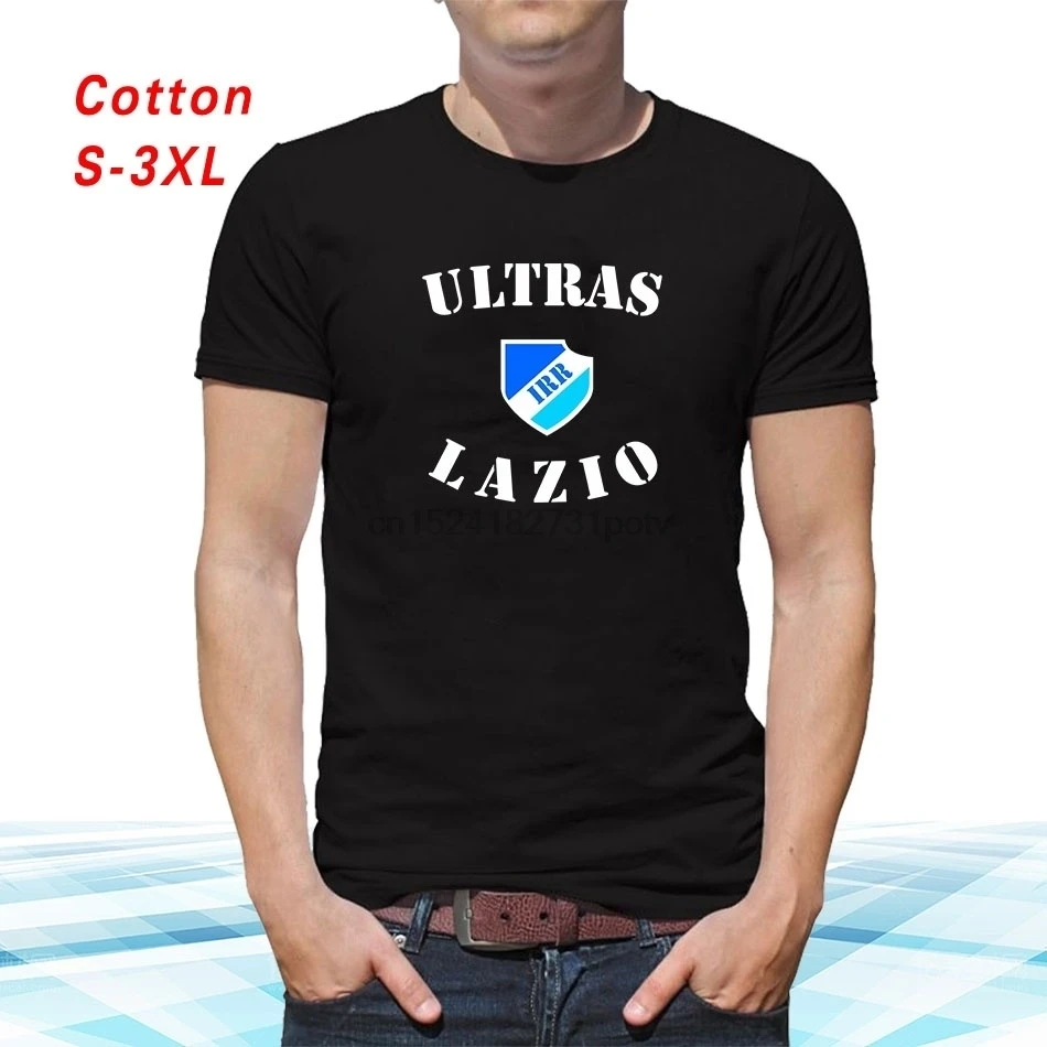 Модная новая футболка ultras lazio Мужская свободная удобная спортивные хлопковые