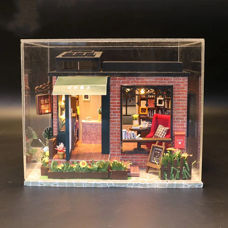 Assemble Wooden Miniature DIY Dollhouse Furniture Doll House Miniature Puzzle Handmade Kits Toy For Kids Children Christmas Gift Assemble Wooden Miniature DIY Dollhouse Furniture Doll House Miniature Puzzle Handmade Kits Toy For Kids Children Christmas Gift