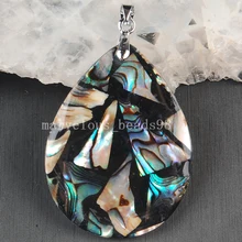 Красивые ювелирные изделия 31x40 мм новозеландская подвеска в виде капли воды MC3642