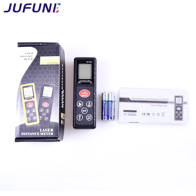 Миниатюрный лазерный измеритель расстояния Jufune CP 100H 100 м цифровой ленты|digital tape