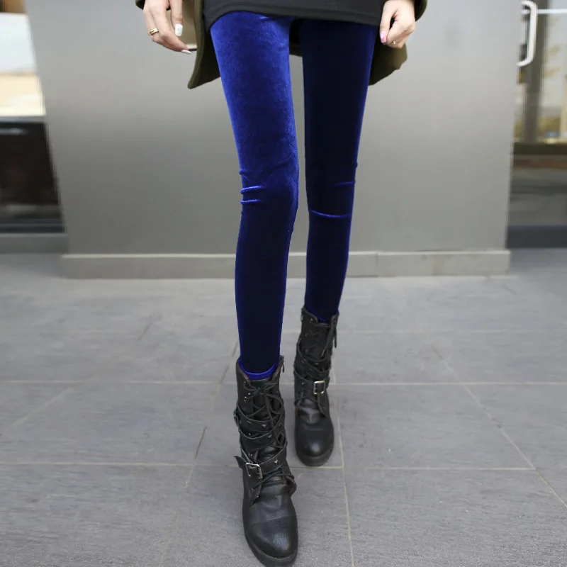 New velvet leggings women legging High Elastic Crushed Velvet Pants Push up Slim Leggings New velvet leggings women legging High Elastic Crushed Velvet Pants Push up Slim Leggings