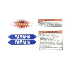 

free shipping 7.5*2cm 3D Warning motorcycle helmet car sticker fit for FZ6R MT-07/FZ-07 FZ1 FAZER MT-01 XJR 1300/Racer