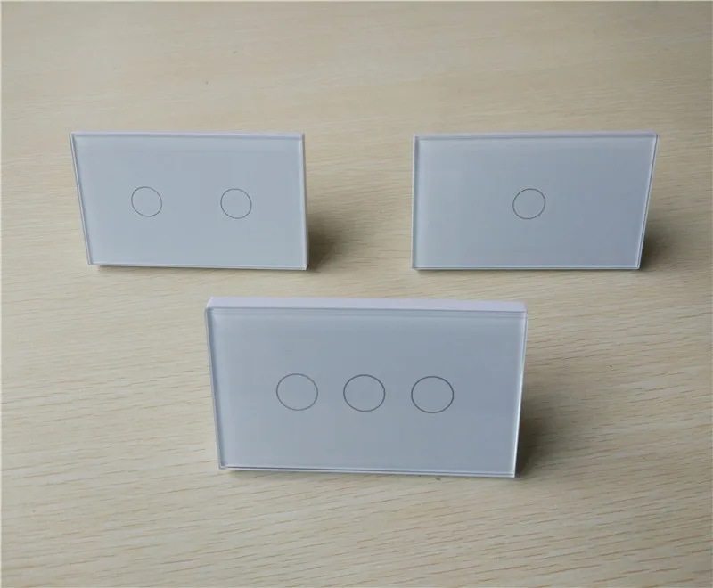 

Geeklink FB2 Muur Touch ONS Versie 1 2 3 Gang Smart Home Intelligente Draadloze Afstandsbediening Schakelaar IOS feel Android Fe