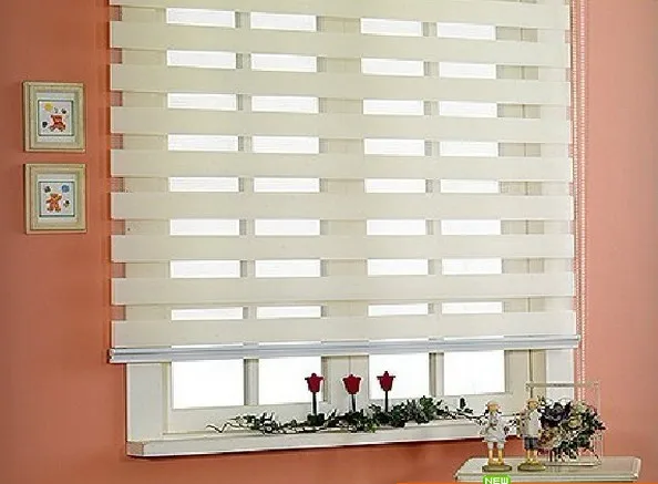 

FREE SHIPPING Popular zebra blinds/double-layer roller blinds/curtain fabric curtain window curtain/electric blinds