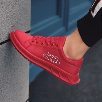 

Teenagers Four Seasons White Sports Shoes Men's breathable light shoes Boys Spring Autumn Leisure Anti-slip flat shoes Zapato