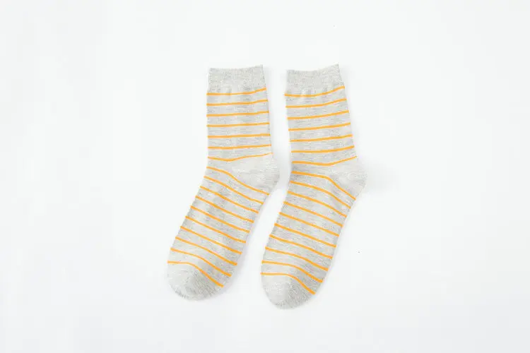 ARNO 5 пар/лот фирменные мужские носки Разноцветные носки хлопковые мужские полосатые дизайнерские свободные размеры LW5001-5L