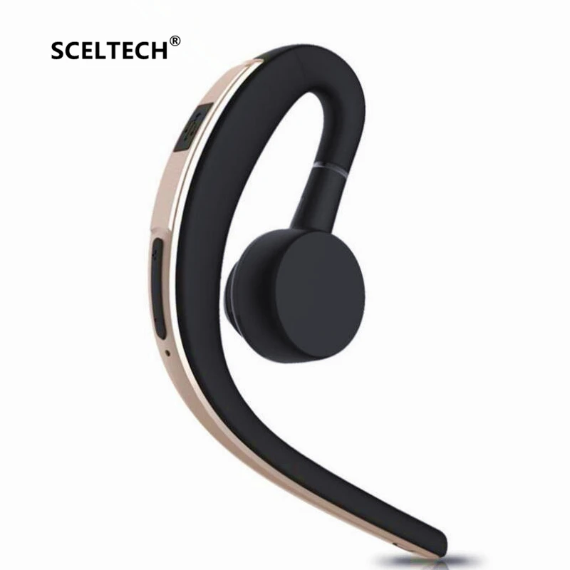 

SCELTECH V3 Wireless Handsfree Business Bluetooth Headphone With Mic Voice Control Bluetooth Headset For Drive Noise Cancelling