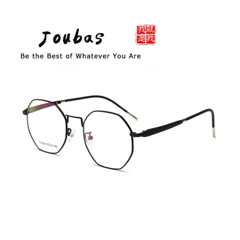 

Joubas Korean Metal Plain Glasses Womens/Mens 2019 Retro Polygon Optical Spectacles Frame High Quality Clear Lens Eyeglasses 89
