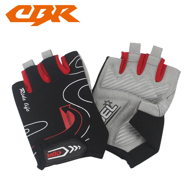 

CBR Half Finger Cycling Gloves Nylon Mountain Bike Gloves Breathable Sport Guantes Ciclismo Bicycle Cycling Gloves Equipment