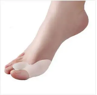 

Silicone gel toe separator feet foot care tool thumb valgus bunion shield adjuster pain relief straighten bent toes FT02-1