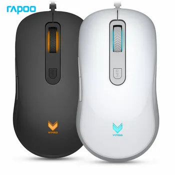 

New Rapoo V16 Programmable Gaming Mouse 2000DPI 6 Buttons Backlit USB Wired Optical Mouse Gamer for PC Computer Laptop