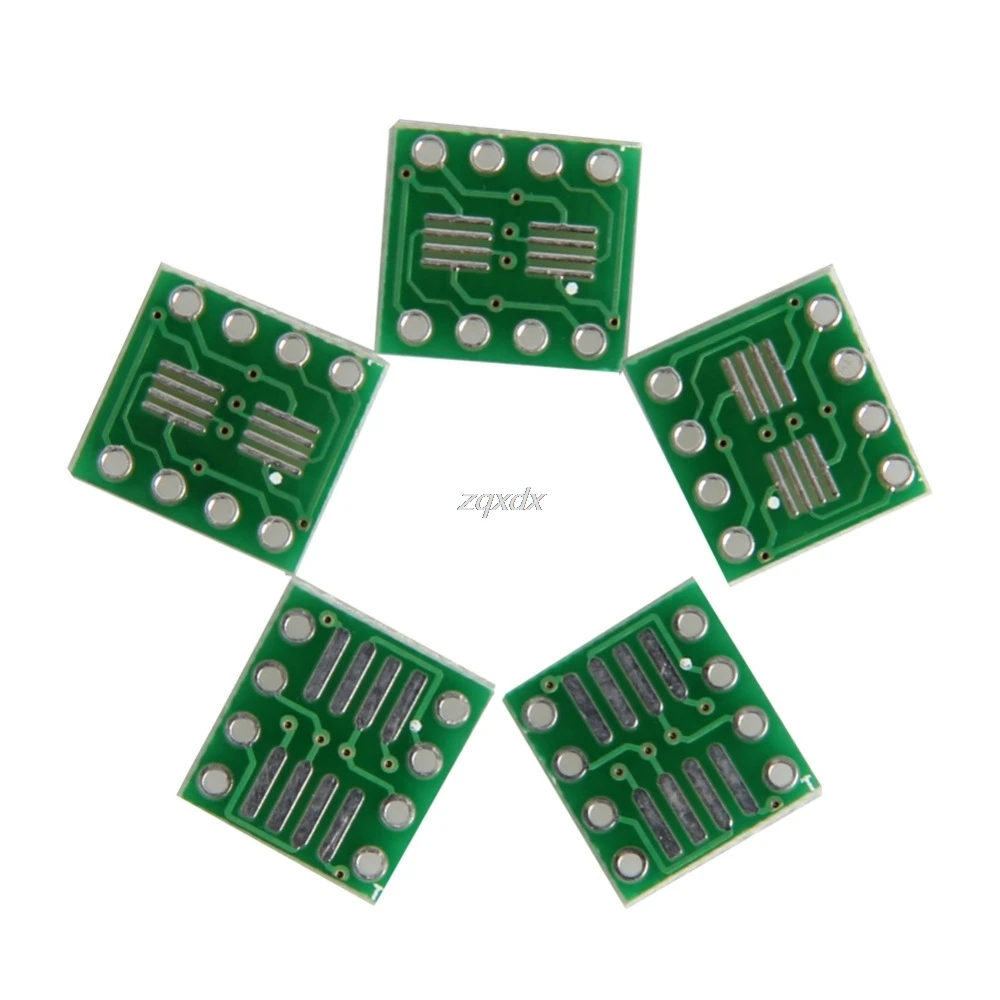 

5Pcs Sop8 Turn Dip 8 Transfer Conveter Board PCB Adapter 8 Pin Z10 Drop ship