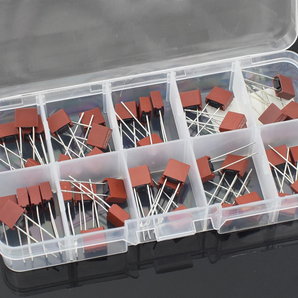 

10Kind 50 100Pcs Box Square Fuse 392 Electrical Assorted Fuse Mix Set 0.5A 1A 1.25A 1.6A 2A 2.5A 3.15A 4A 5A 6.3A Square Plastic