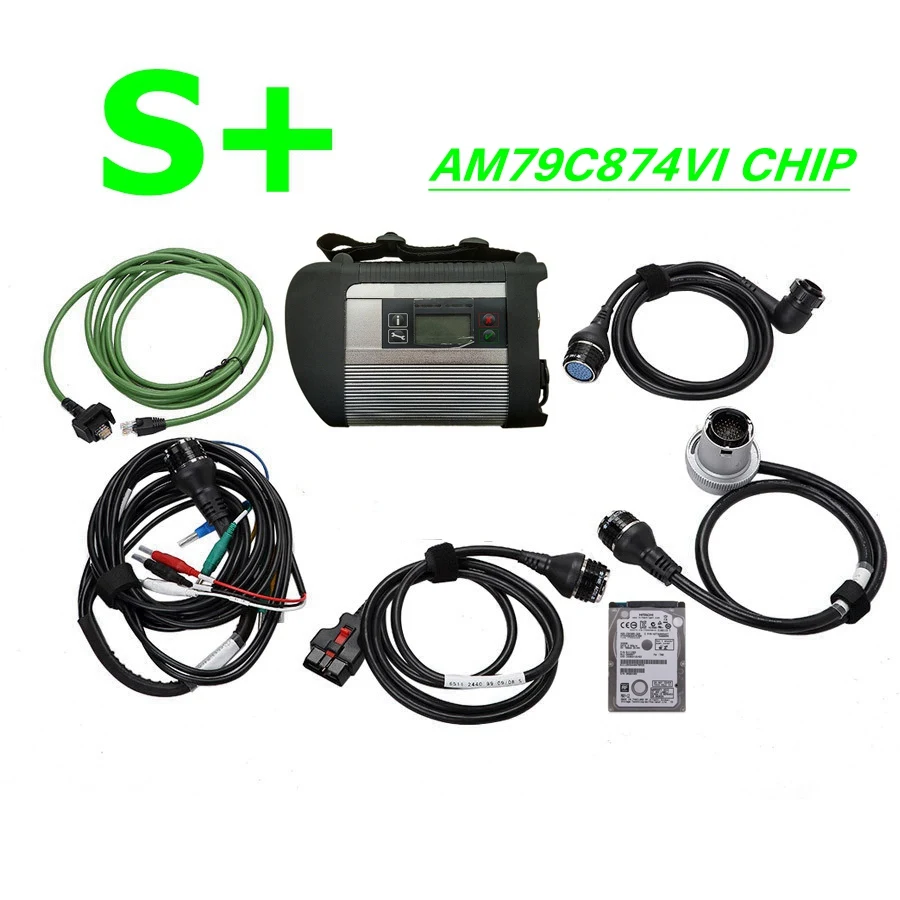 Лучшее качество S + AM79C874VI чип MB SD Connect Compact 4 Star C4 диагностический инструмент 2019 09 (с