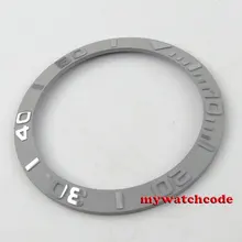 38 мм матовый серая керамика ободок вставка для 40 мужские часы 34