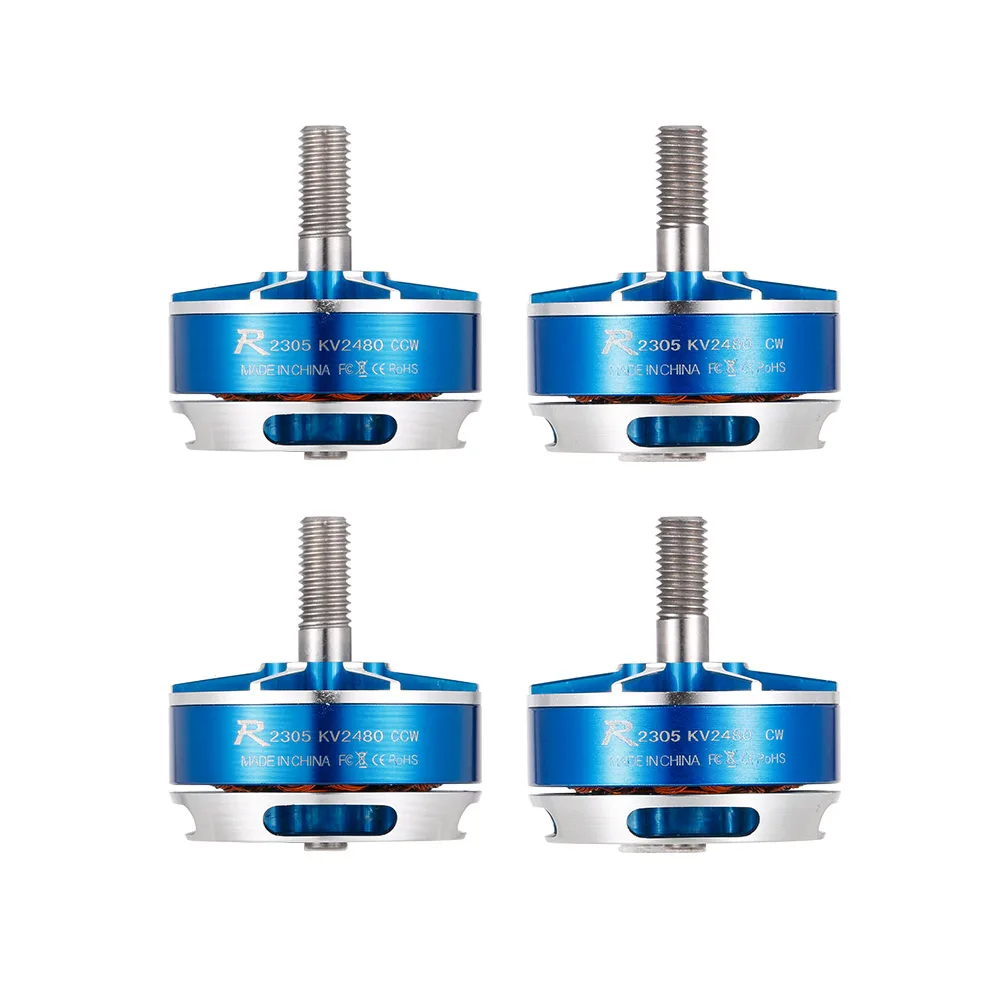 

SUNNYSKY 2 Pairs R2305 2480KV CW CCW 3-4S Brushless Motor for 210 QAV250 FPV Racing Drone Multirotor RC Motor