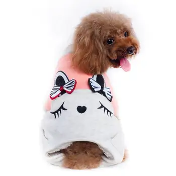 

Warm Dog Clothes Plush Jumpsuit For Small Dogs Soft Winter Coat Pet Clothing For Dog Clothes Winter Chihuahua Clothes 5 Colors