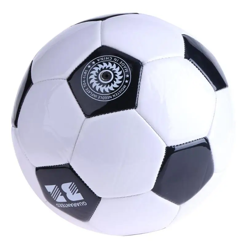Suave clásico NO. 3, negro, blanco tamaño estándar pelota de fútbol entrenamiento fútbol l Deportes bola de formación voetbal futbol bola