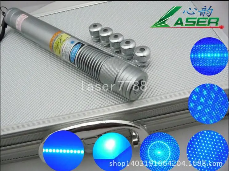 2015 Blue Laser Pointers 3000000mw laser pen torch 450nm LED light burn match balloon dry wood 5caps free shipping |