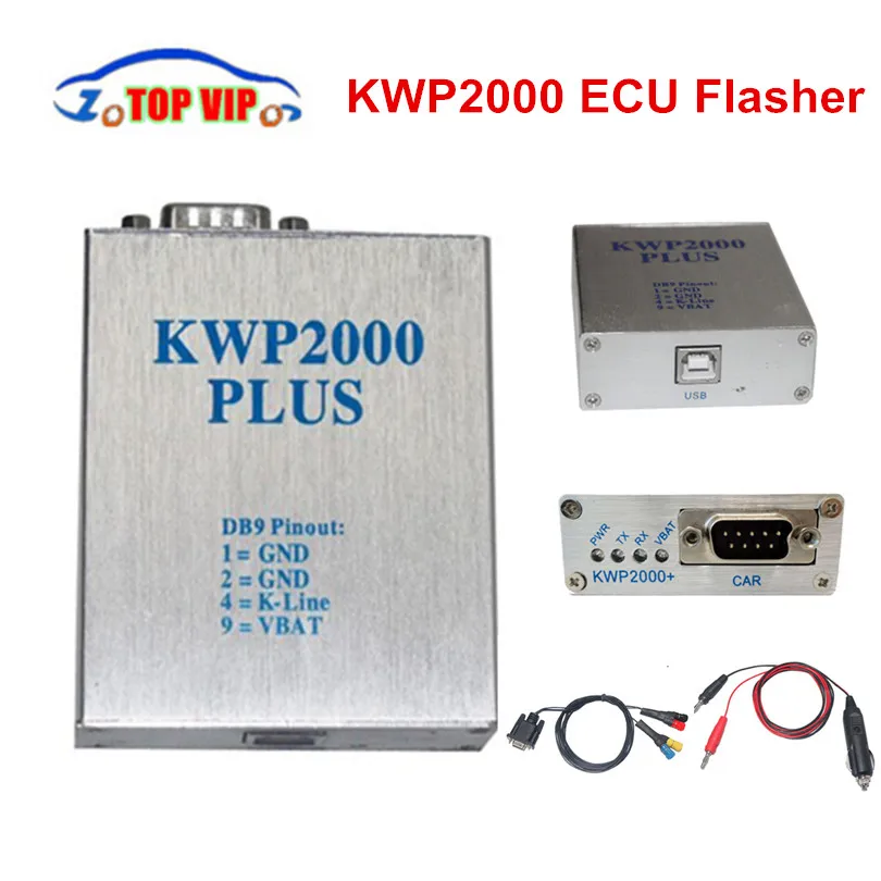 2 шт./лот KWP2000 Плюс OBDII OBD2 Чип ECU Инструмент настройки KWP2000 ЭБУ Плюс Flasher Smart переназначение декодер