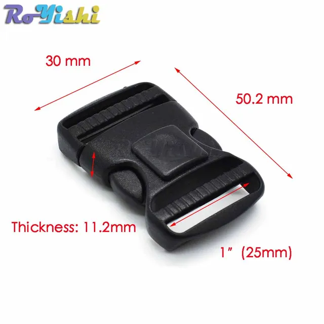 Fibbie A Sgancio Laterale Doppio 51mm | 2 Pezzi Plastica Militare Per Zaini E Cinture - Foto 7