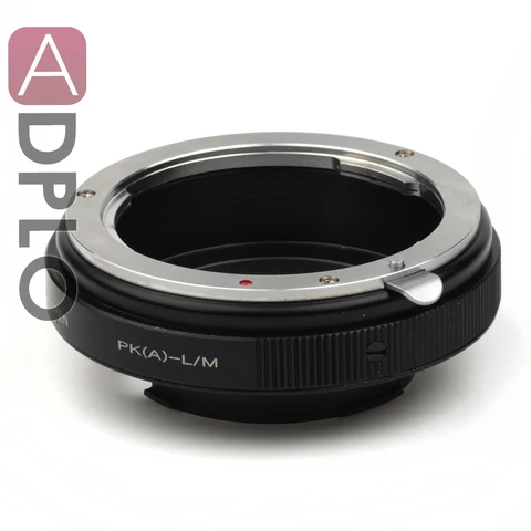Anel para Pentax Adaptador de Montagem da Lente para Câmera Abertura Ajuste Mount Leica m lm m9 m8 m7 m6 m5 k pk