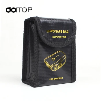 

DOITOP Battery Charging Protector Pouch Bag For DJI Mavic PRO LI-PO Explosion-proof Case Safe Bag Fireproof Fiber Storage Box