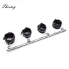 Thierry Adjustable Stainless Steel Spreader Bar Set, Unisex Sex Slave Handcuffs Ankle Cuffs Fetish Restraints Sex Products 1