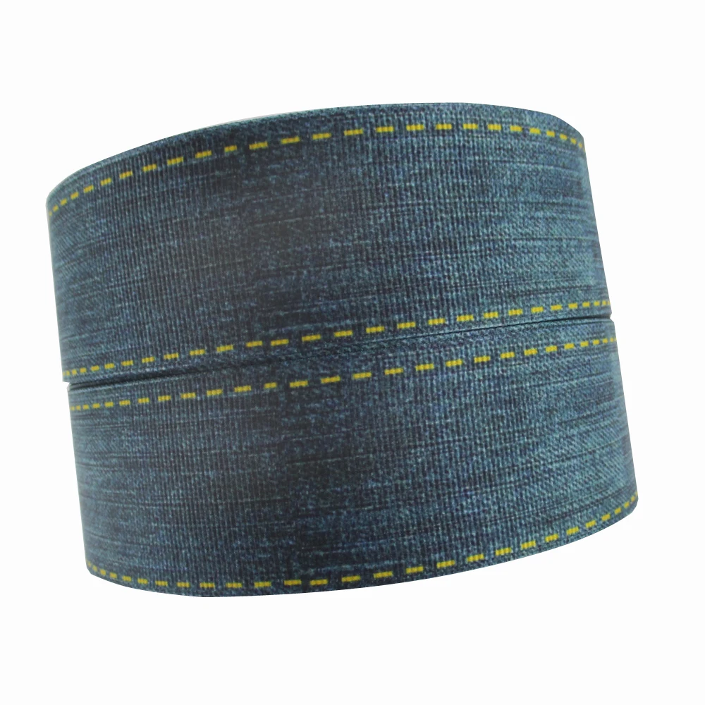 

David accessories 3/8" 5/8" 1" 1.5" 3" denim jean Grosgrain ribbon DIY head wear ribbon and bow garment accessories,50Yc303