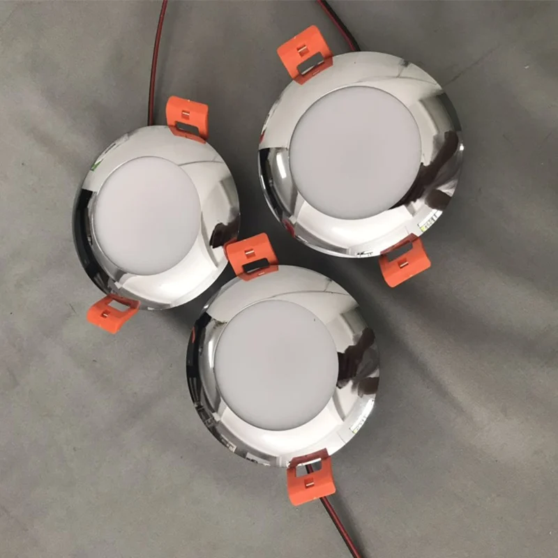 Topoch 9-30V LED светильник 3W вырез 65-70 мм 4-Pack матовый диффузор Пружинные зажимы