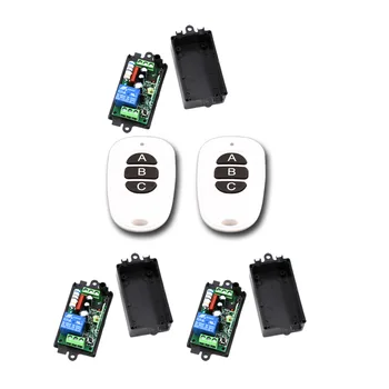 

AC 110V 220V 10A Wireless Remote Control Switch RF Remote Switch 1CH Relay Receiver Transmitter 315Mhz 433Mhz