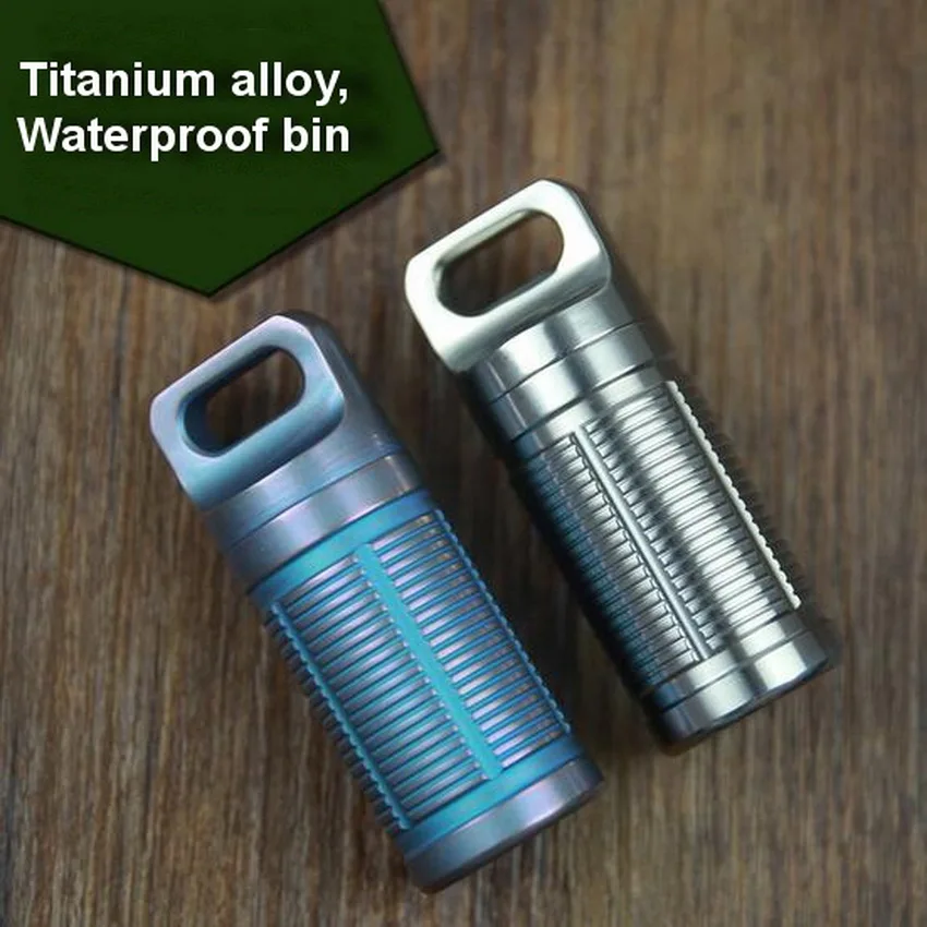 

New outdoor waterproof stainless steel warehouse, capsule sealed bottles, EDC sealed cans. Mini outdoor convenient bottle