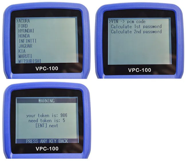 QBYYY автомобильный Слесарь, мужской инструмент, Superobd, VPC-100, автомобильный пинкод, калькулятор VPC100, автомобильный пароль, калькулятор с 500 жетонами