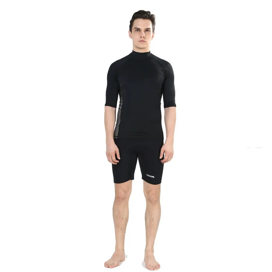 REALON Drysuit защита от ультрафиолета для мужчин и женщин Рашгард футболка плавания