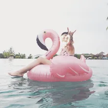 Надувной для бассейна лодка розовое золото плавающий Фламинго взрослых Плавание надувные матрасы кольцо Лето воды игрушка с насосом