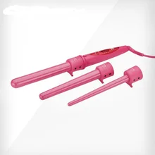 Профессиональный 3 in1 3 p электрическое отопление Плойка для волос жезловидная железа стайлер для завивки волос инструмент керамические щипцы для завивки волос баррель конический стайлер для локонов