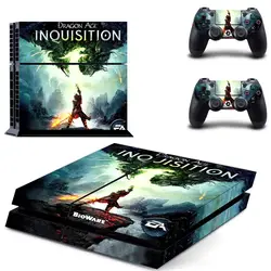 Dragon Age Inquisition наклейка кожи Наклейки для Sony Playstation 4 PS4 консоли + 2 предмета Наклейки для PS4 контроллер