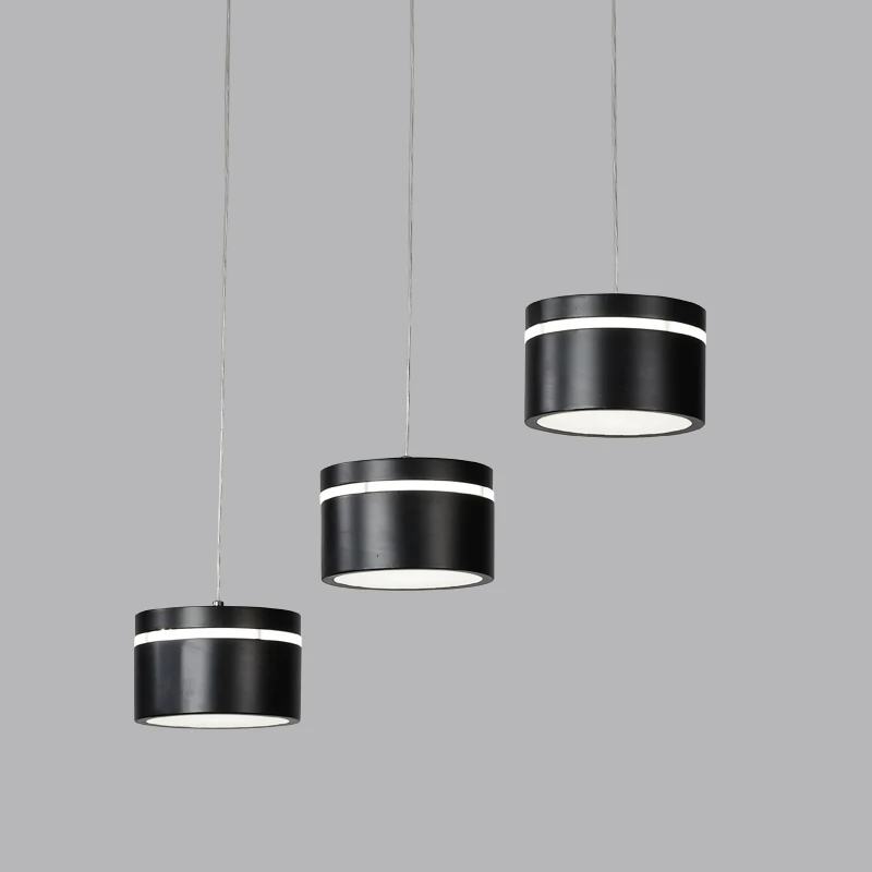 

LICAN Modern Led Pendant Lights For bed Dining room kitchen suspension luminaire 3 heads LED Pendant Lamp Fixture 110V 220V