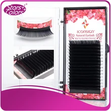 All Size 16 rows High quality mink eyelash single eyelashes natural lashes fake false eye lash 1 case