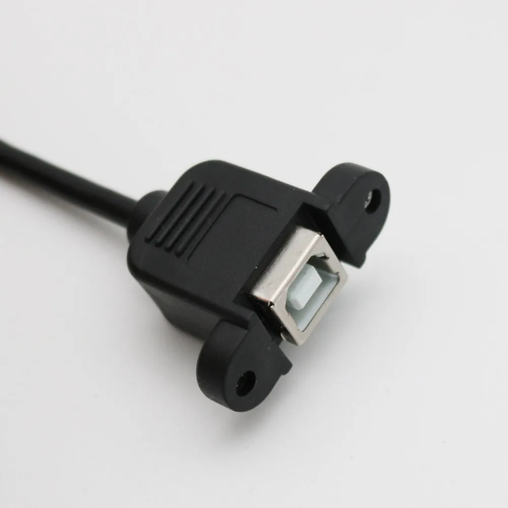 1 шт. мини 5 контактный мужской левый угол к USB 2 0 B гнездовой панельный