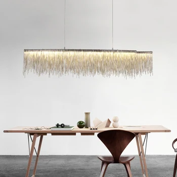 

ZYY modern designer chandelier creative personality restaurant lights hotel engineering conference room art tassel chandelier