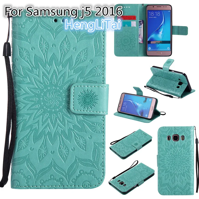 

Leather Flip Phone Case For Samsung Galaxy j5 2016 Wallet Card Phone shell