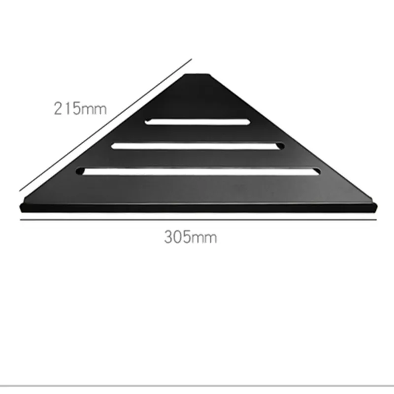 Полка для ванной из нержавеющей стали черная угловая настенная полка для хранения шампуня корзина для ванной комнаты держатель для ванной Душевой полки
