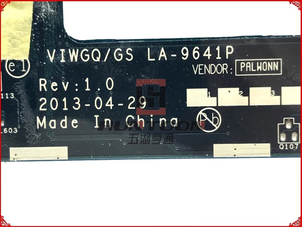 Оптовая продажа Высококачественная материнская плата VIWGQ/GS для ноутбука Lenovo G510