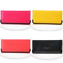

Korean Ladies Wallet Iron Edge Fashion Candy Colored Light Leather Money Bag  Purse Wallet Credit Card Holder Freeshpping